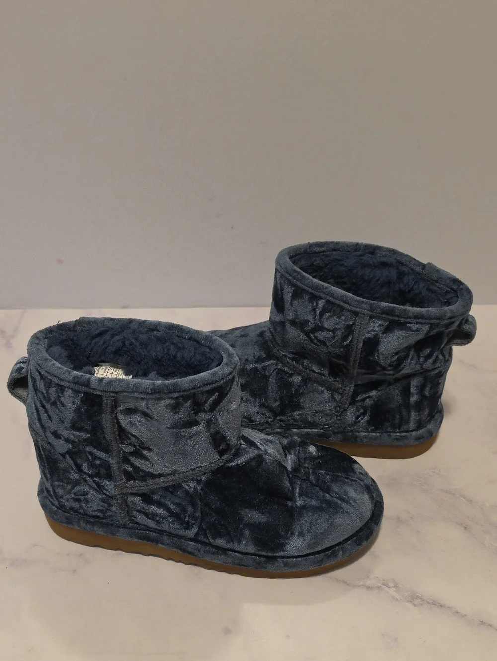 UGG Kids Plush Winter Boot - Blue